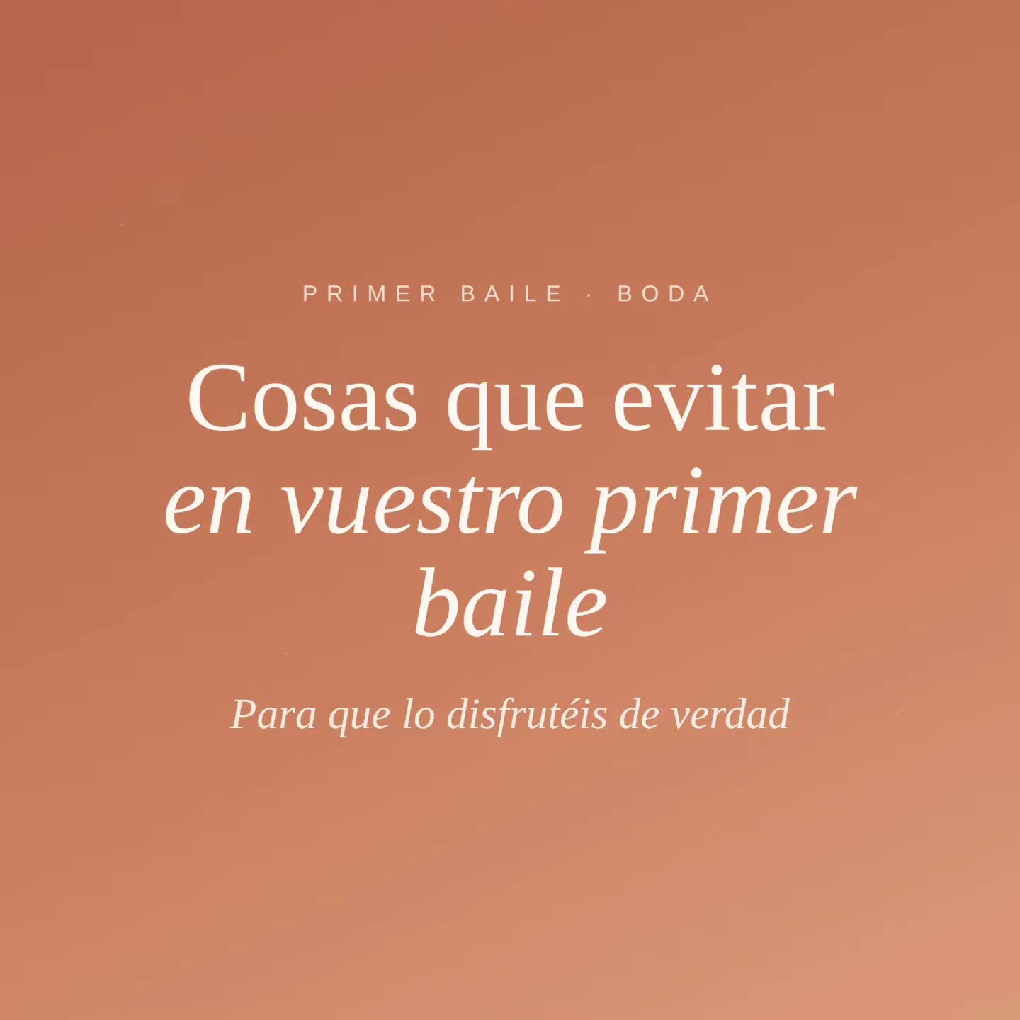 Publicación de Instagram de Baile de boda con Julie
